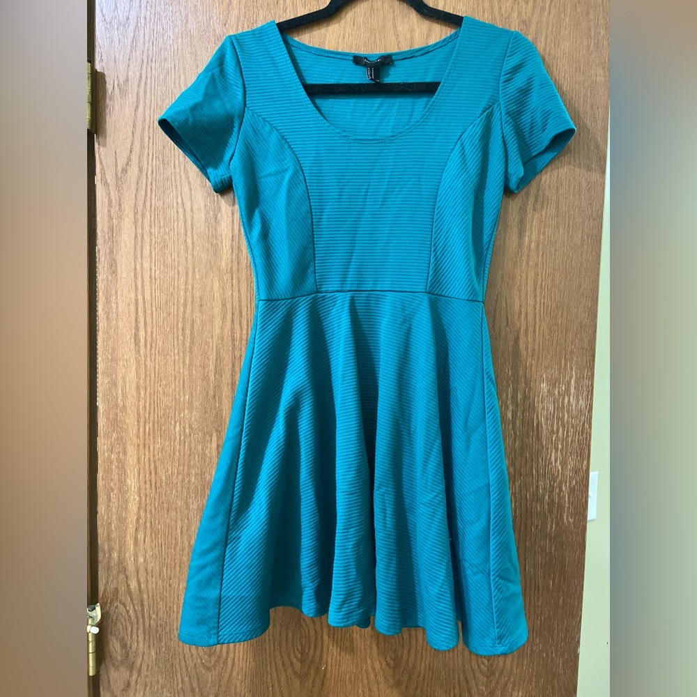 Forever 21 Teal Mini Dress
